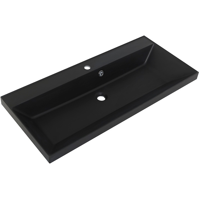 Раковина BelBagno BB1000/450-LV-ART-AST-NERO 100 см, черный матовый