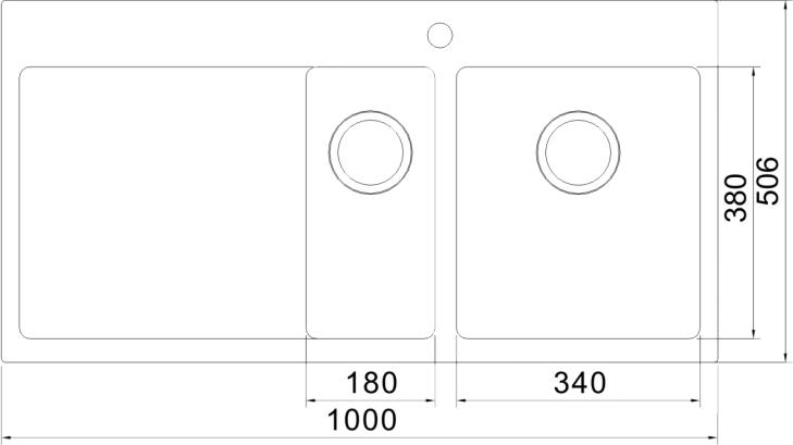 Кухонная мойка Oulin OL-0310