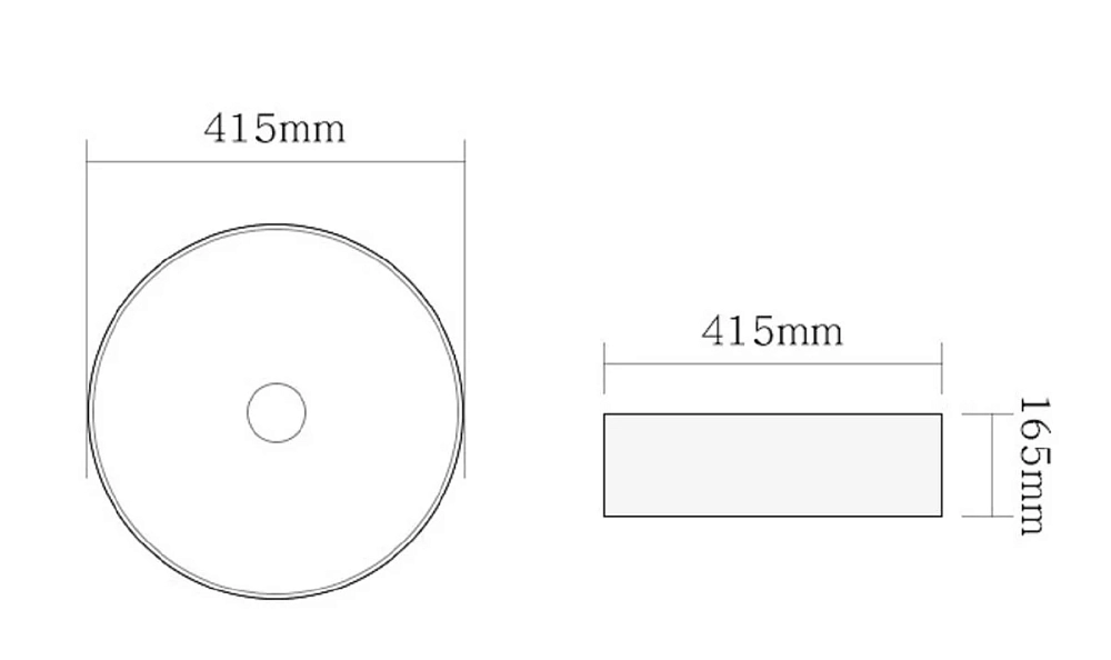 Раковина накладная SantiLine SL-1057MB черный