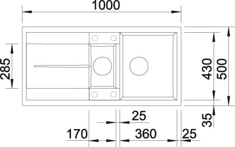 Кухонная мойка Blanco Metra 513939 бежевый