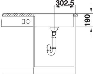 Кухонная мойка Blanco Dalago 6-F 514771 белый