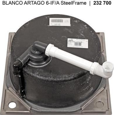 Кухонная мойка Blanco Artago 6-IF/A 521766 антрацит