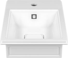 Раковина накладная 42 см Gessi Eleganza 46801#516, белый