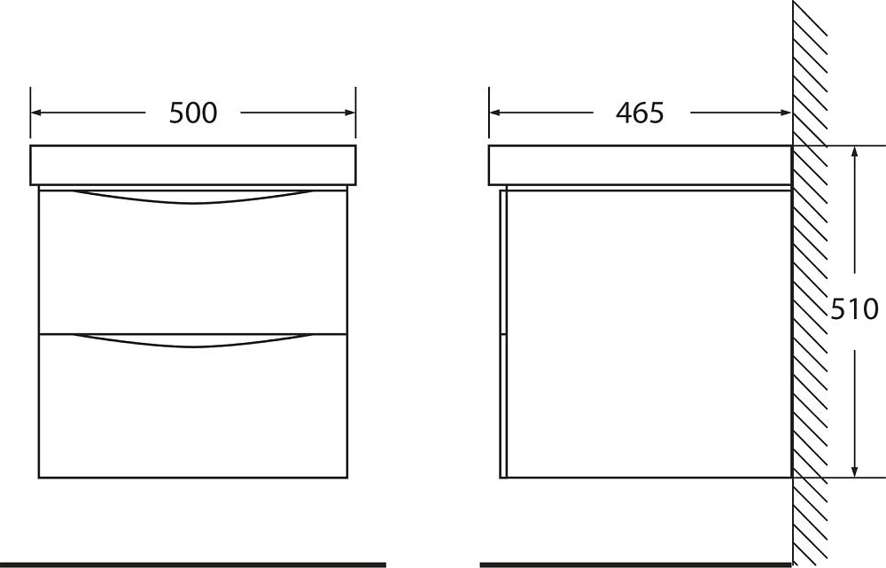 Мебель для ванной BelBagno Fly 50 rovere nature