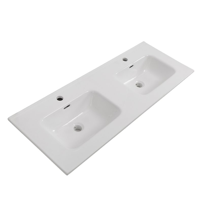 Раковина BelBagno BB1200-2-ETL 120 см, белый