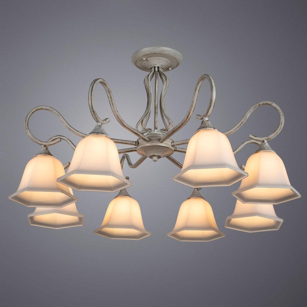 Потолочная люстра Arte Lamp Merry A2714PL-8WG