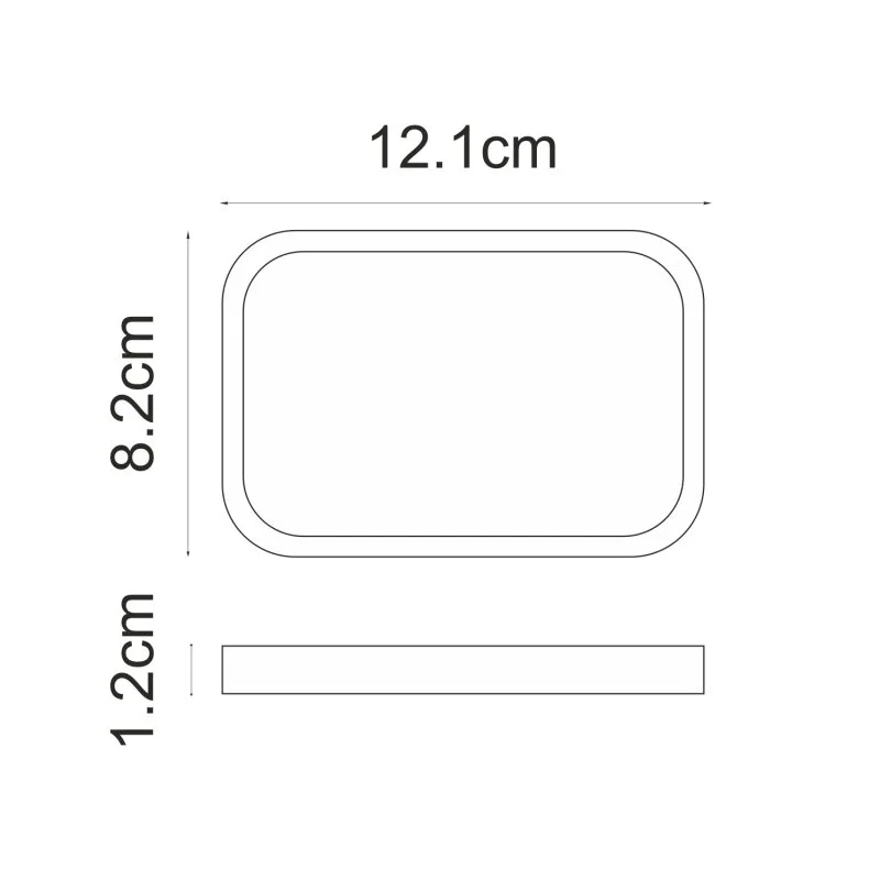 Мыльница WasserKRAFT Ems K-1600 K-1629 белый;черный