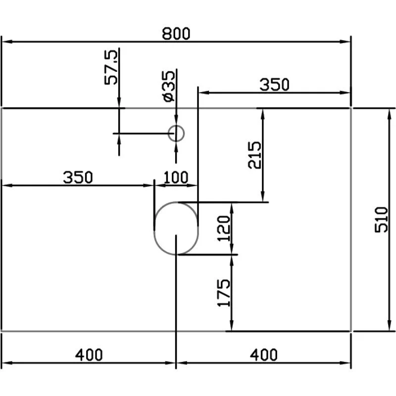 Раковина накладная Diwo Moduo 63570/00-00001233/С17824 белый