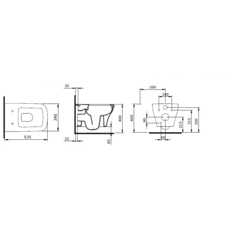 Инсталляция Berges Novum с унитазом Strati 042448 Rimless, крышка микролифт, кнопка L3 хром глянцевый