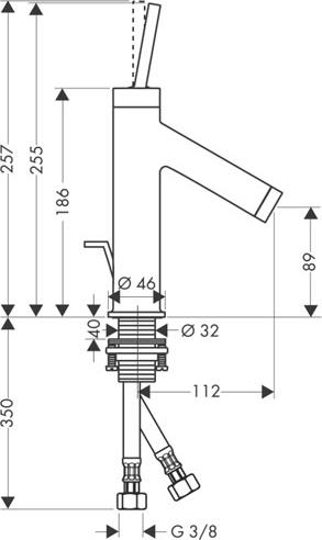 Смеситель для раковины Axor Starck 10111000