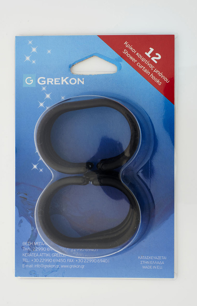 Крючок для шторы Grekon 37BLK