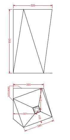 Раковина ArtCeram Sharp OSL008 01 00 белый