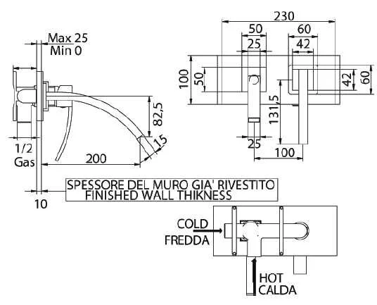 Смеситель для раковины Bandini Seta 771120PN00 хром