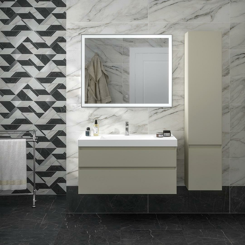 Шкаф-пенал Kerama Marazzi Cubo 35 R CUB.165Rh\LIM подвесной