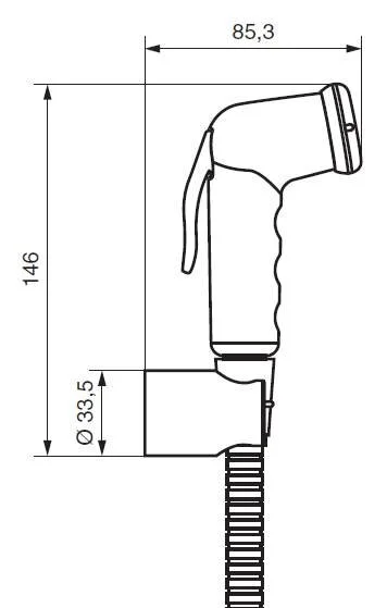 Душевая лейка Emmevi 150CR хром