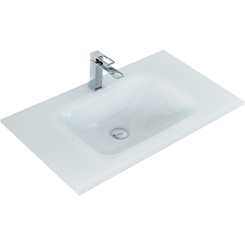 Раковина BelBagno BB810/465-LV-VTR-BL 81 см, Bianco Lucido