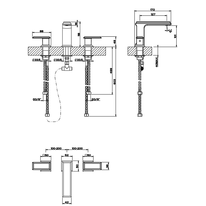 Смеситель для раковины Gessi Eleganza 46011#031, хром