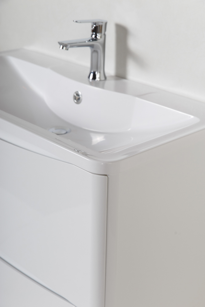 Тумба для комплекта 90 см BelBagno ACQUA-900-2C-PIA-BL bianco lucido