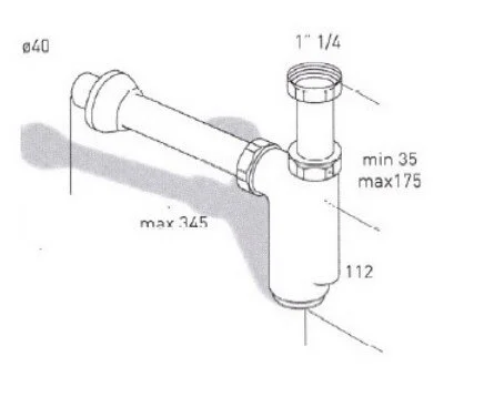 Сифон для раковины Migliore Ml.Ric ML.RIC-10.119.cr бронза, золото, хром