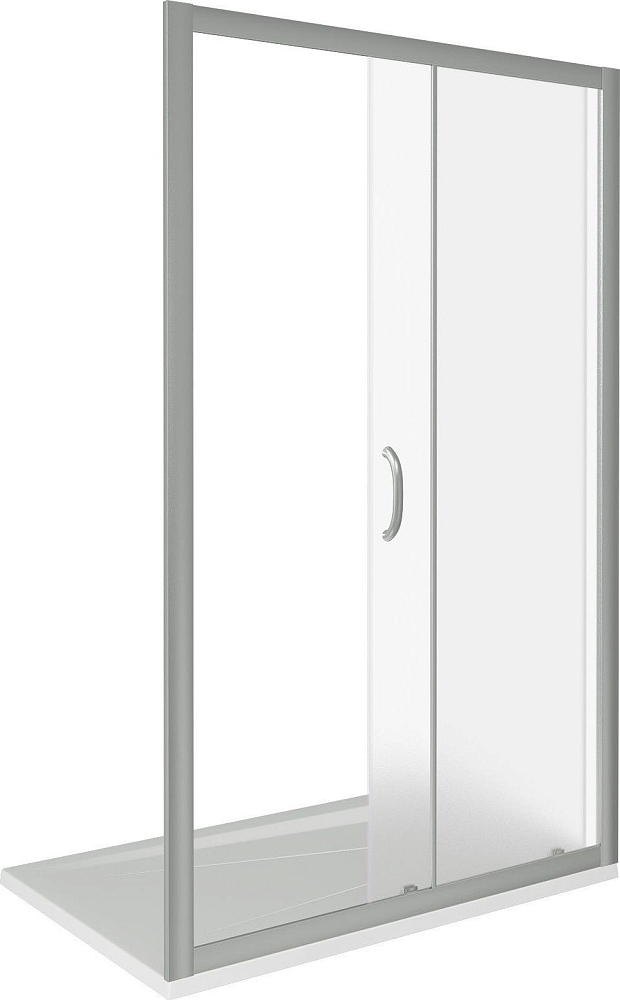 Душевая дверь в нишу 140 см Good Door Infinity WTW-140-G-CH ИН00032 стекло рифленое