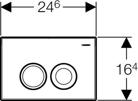 Комплект Geberit Duofix 458.120.11.1 UP100 для подвесного унитаза, H112, с клавишей Delta 21 (белая)