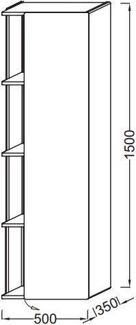 Шкаф-пенал Jacob Delafon Terrace EB1179D-F26