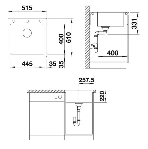 Кухонная мойка Blanco 521676 коричневый