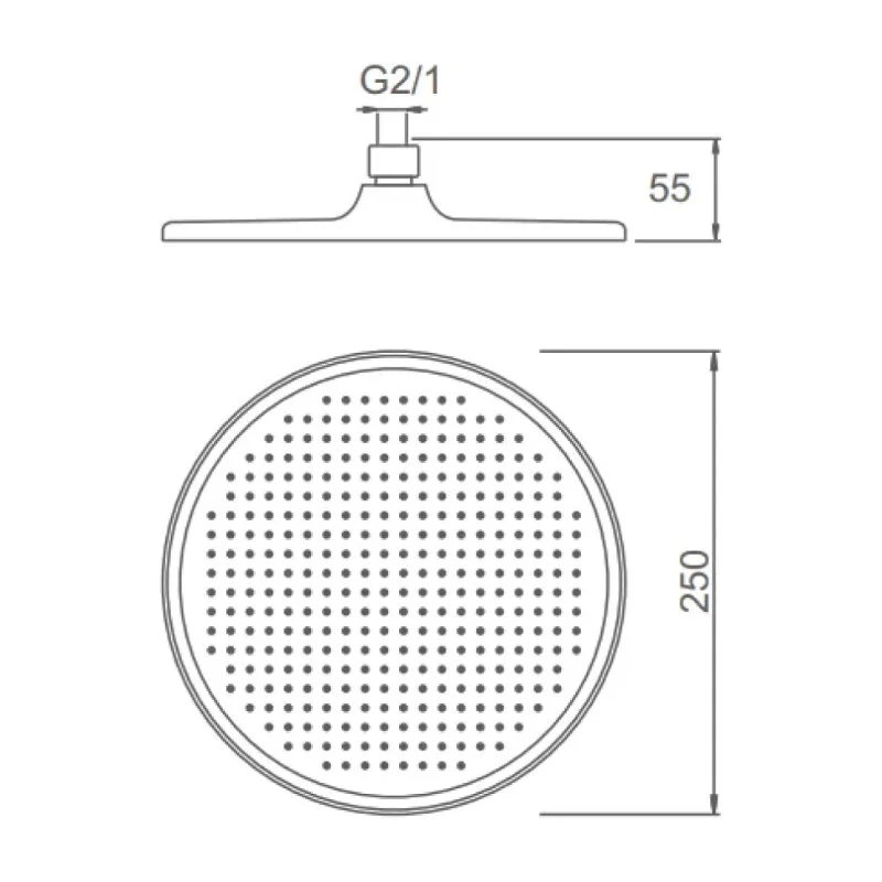 Душ верхний Splenka S451.50 хром