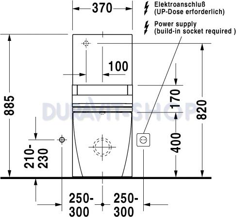 Чаша унитаза Duravit Starck 2 2129090000