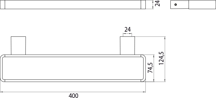 Полотенцедержатель Emco Loft 0550 001 40