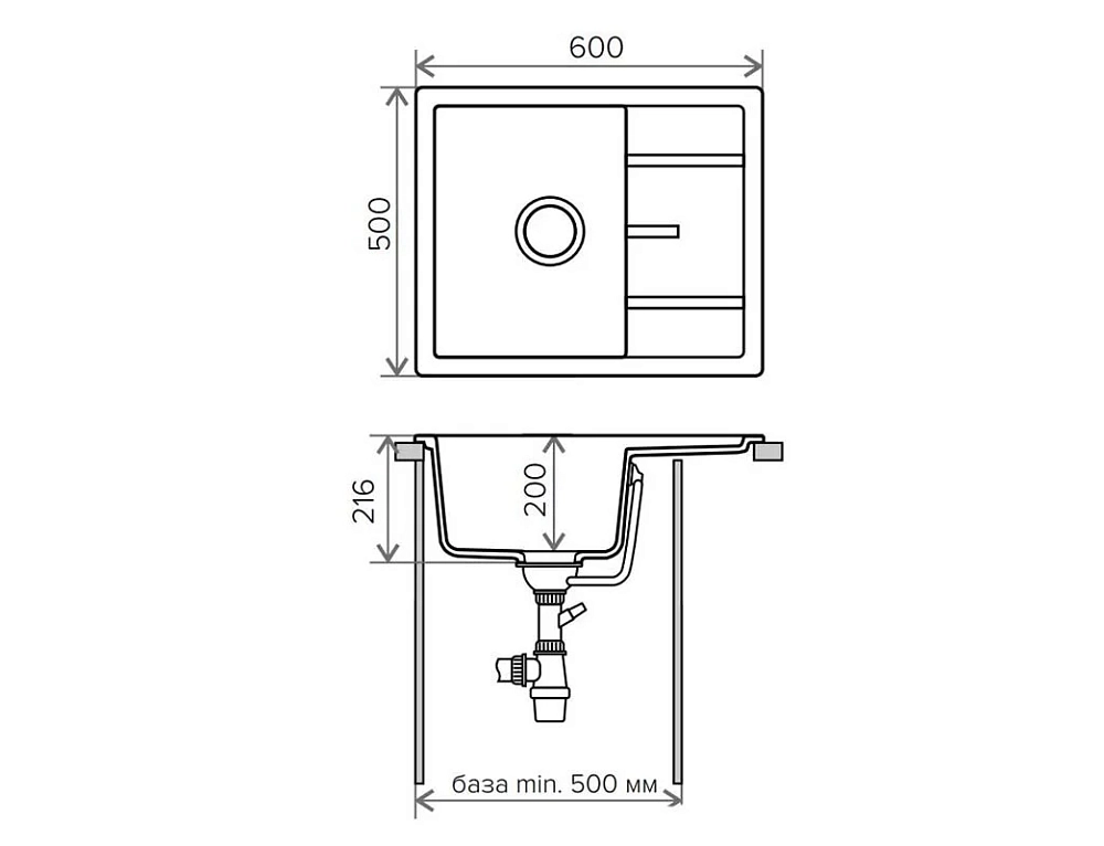 Кухонная мойка Tolero R-107 №102 (Сафари) желтый