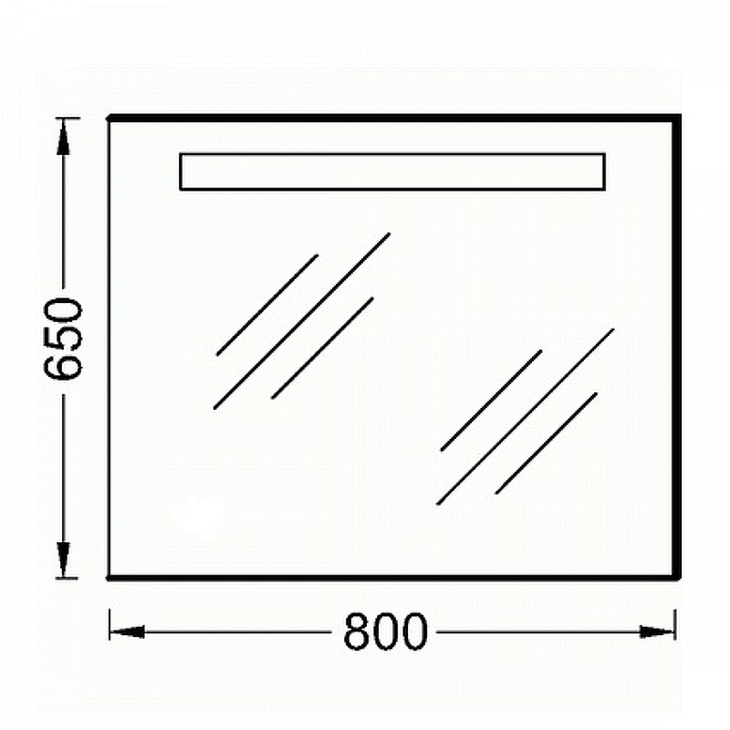 Зеркало Jacob Delafon Parallel 80 EB1413RU-NF