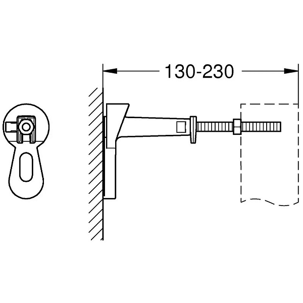 Комплект унитаз Bien Harmony с инсталляцией Grohe GRH939N5VP07 черный матовый, с кнопкой смыва