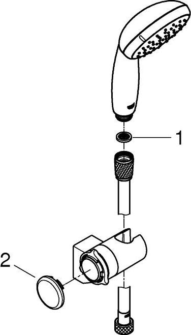 Душевой гарнитур Grohe New Tempesta Classic 2760100E