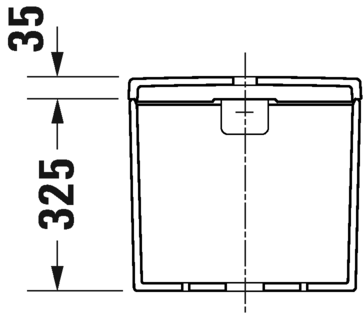 Бачок для унитаза Duravit D-Neo 0944100005 боковой подвод