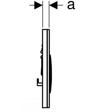 Кнопка смыва Geberit Sigma 21 115.884.JM.1, сланец Mustang