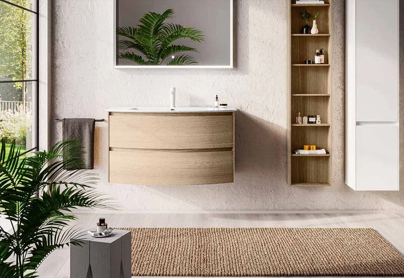 Тумба под раковину Berloni Bagno Way Round WARBS2CHD4C 1428 бежевый