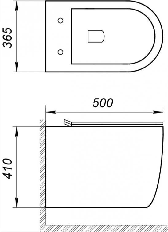 Подвесной унитаз BelBagno Amanda BB051CHR/BB051SC безободковый с сиденьем микролифт, белый