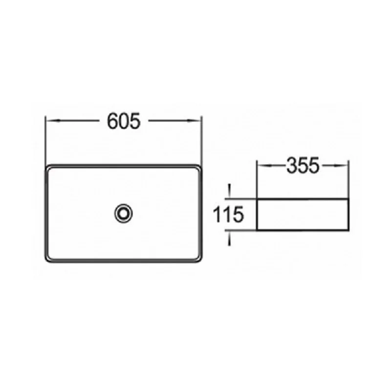 Раковина накладная Comforty 4143424 белый