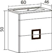Мебель для ванной Sanvit Квадро New 60