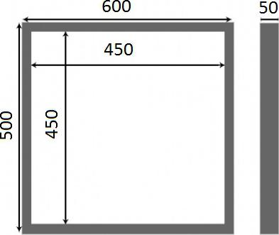 Настенный люк Люкер К 50х60
