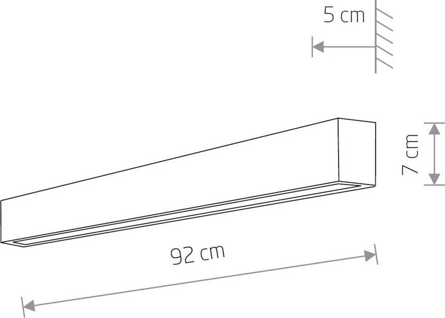 Настенный светильник Nowodvorski Straight Wall Led M 7564