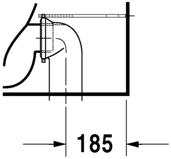 Напольный унитаз Duravit Starck 2 21290900001 с бачком 0933000005