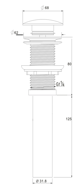 Арматура D&K DC9025 черный