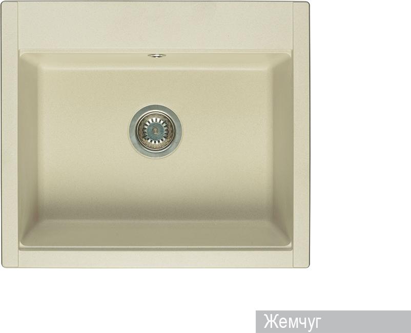 Кухонная мойка Aquaton Делия 60 1A715232LD240, бежевый