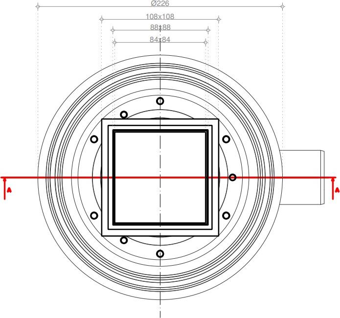 Душевой трап Pestan Confluo Standard Plate Vertical 13702567, хром