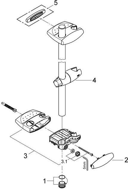 Душевая штанга Grohe Movario 28398000