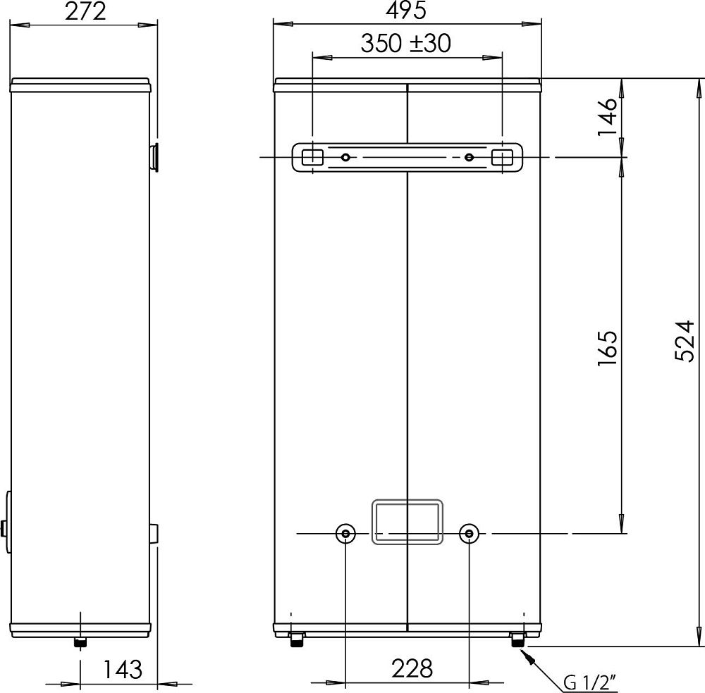 Водонагреватель Superlux Superlux Flat PW 30 V