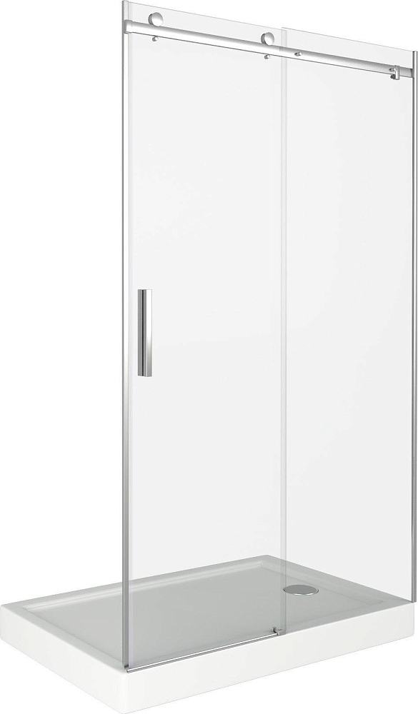 Душевая дверь в нишу 110 см Good Door Galaxy WTW-110-C-CH ГЛ00003 стекло прозрачное