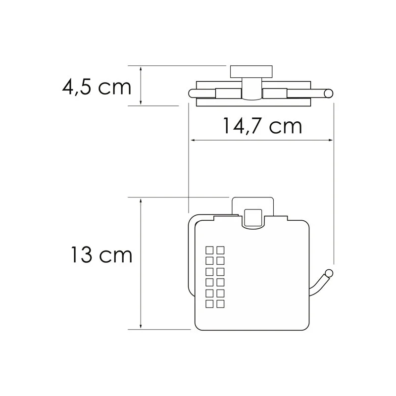 Держатель туалетной бумаги WasserKRAFT Rhin K-8700 K-8725 хром